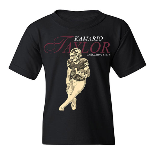 Mississippi State - NCAA Football : KaMario Taylor - Graphic Youth T-Shirt-0