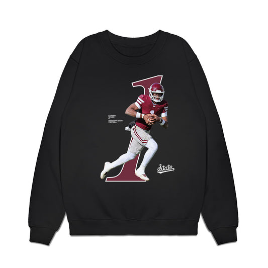 Mississippi State - NCAA Football : KaMario Taylor - Collage Premium Crewneck Sweatshirt-0