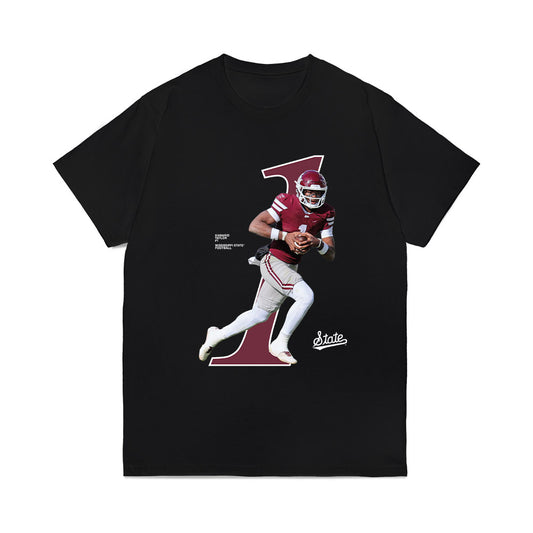Mississippi State - NCAA Football : KaMario Taylor - Collage Comfort Colors T-Shirt-0