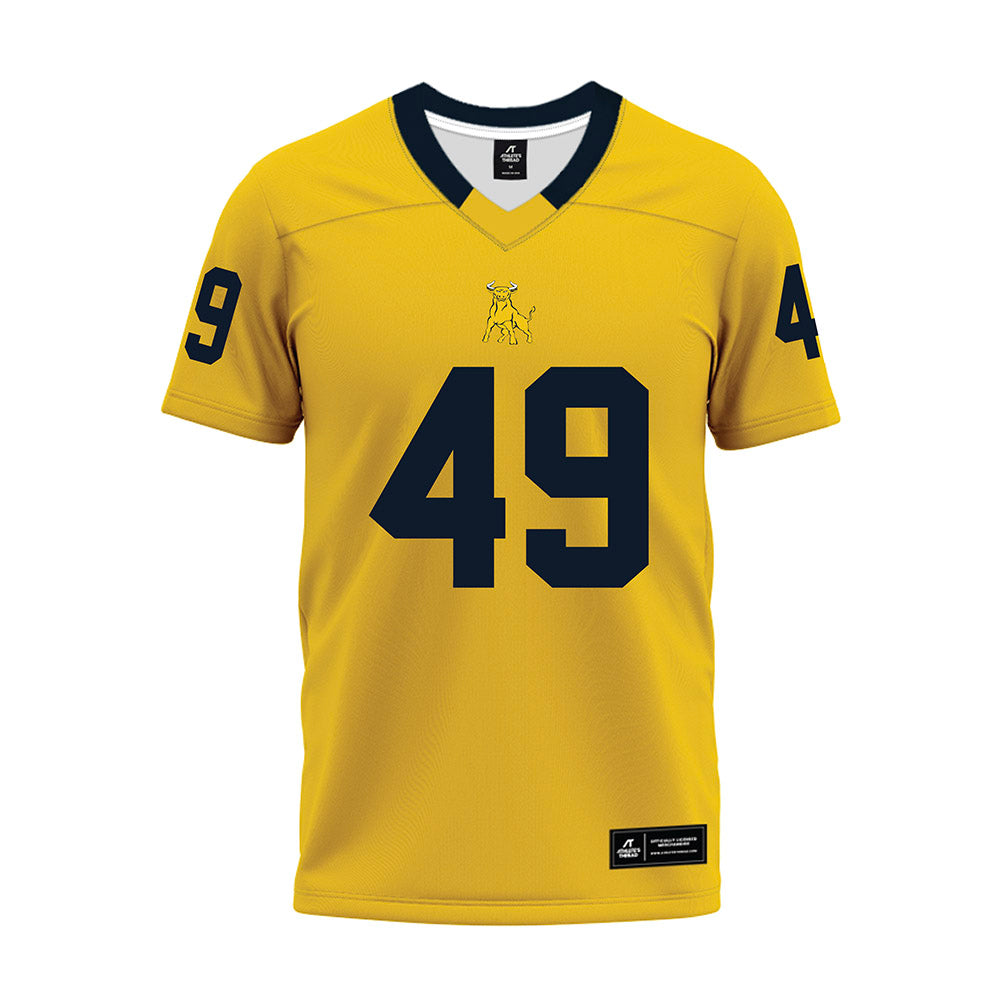 Johnson C. Smith - NCAA Football : Jaylen Coleman - Gold Premium Football Jersey-0