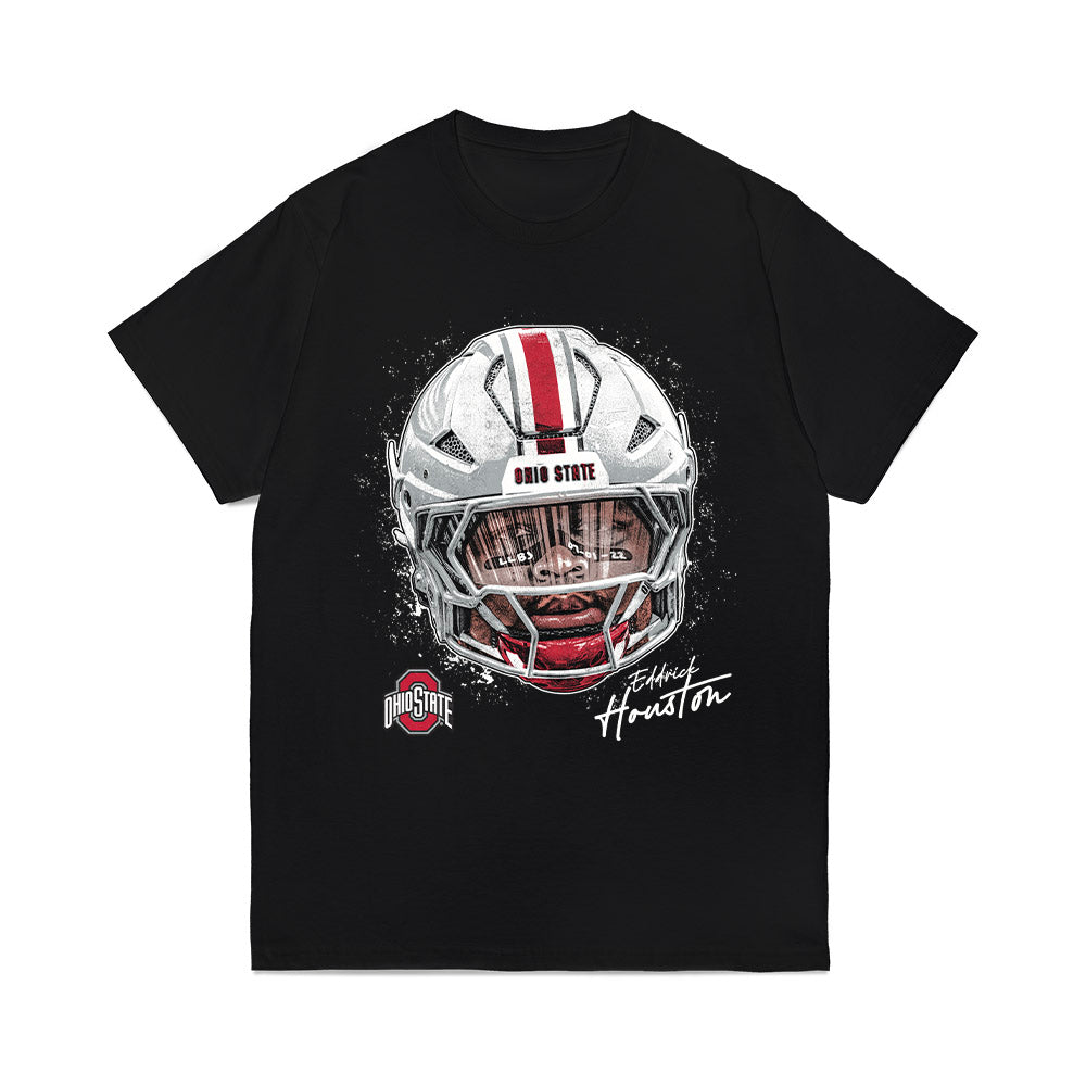 Ohio State - NCAA Football : Eddrick Houston - Graphic Comfort Colors T-Shirt-0