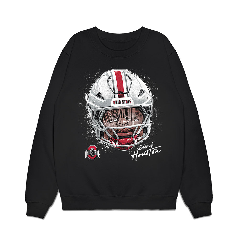 Ohio State - NCAA Football : Eddrick Houston - Graphic Premium Crewneck Sweatshirt-0