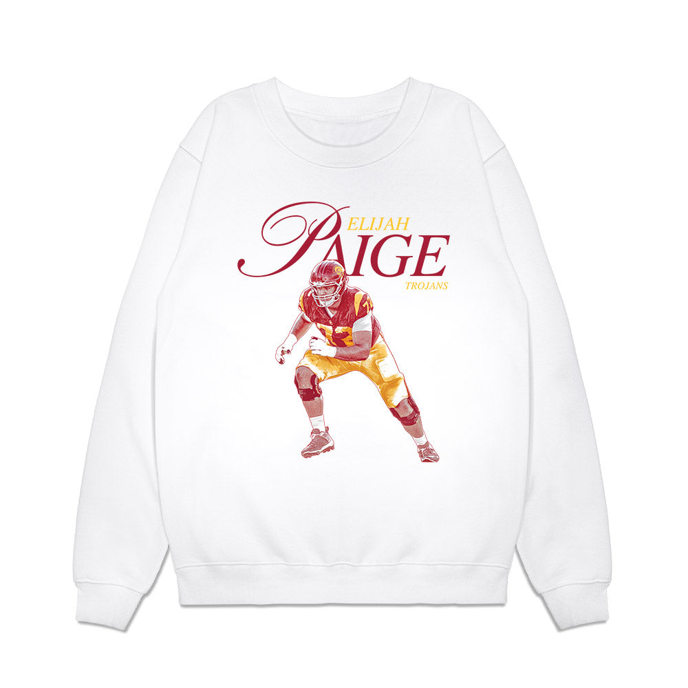 USC - NCAA Football : Elijah Paige - Graphic Premium Crewneck Sweatshirt-0