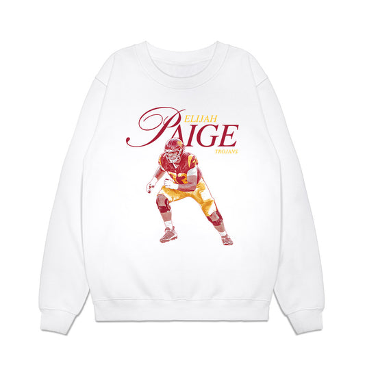USC - NCAA Football : Elijah Paige - Graphic Premium Crewneck Sweatshirt-0