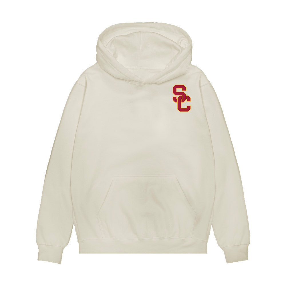 USC - NCAA Football : Elijah Paige - Collage Premium Hooded Sweatshirt-0
