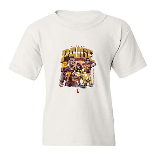 USC - NCAA Football : Elijah Paige - Collage Youth T-Shirt-0