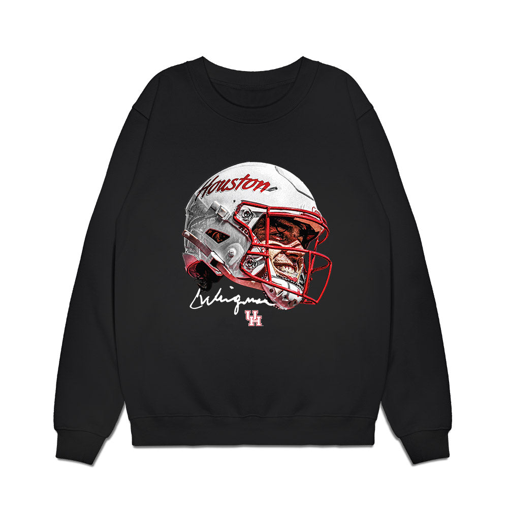 Houston - NCAA Football : Conner Weigman - Graphic Premium Crewneck Sweatshirt-0
