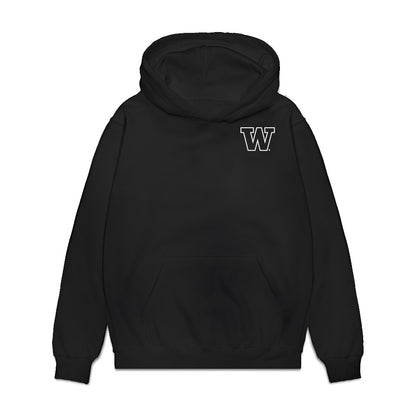 Washington - NCAA Football : Decker DeGraaf - Caricature Premium Hooded Sweatshirt-0