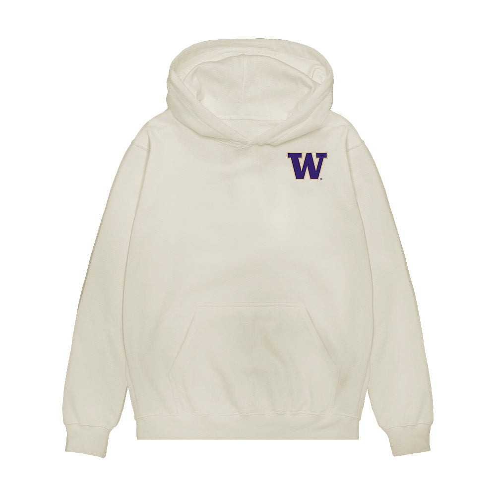 Washington - NCAA Football : Decker DeGraaf - Collage Premium Hooded Sweatshirt-0