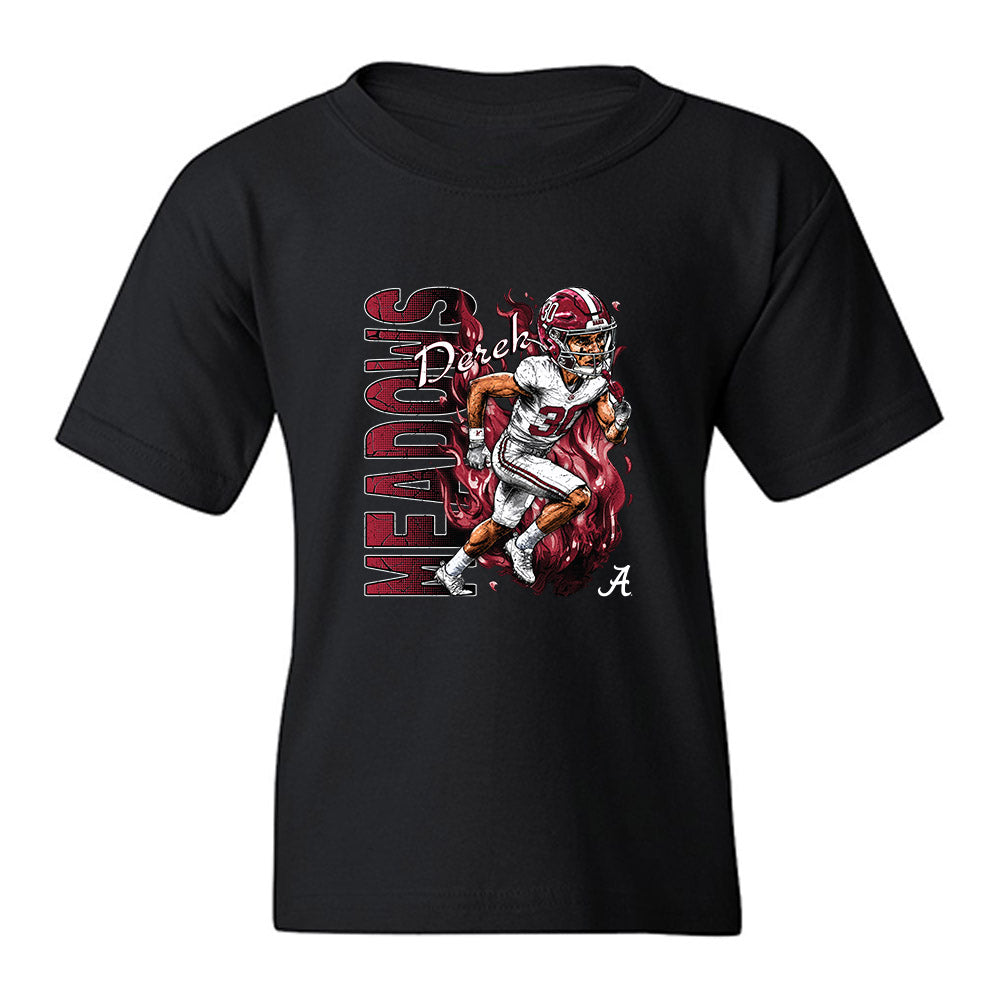 Alabama - NCAA Football : Derek Meadows - Caricature Youth T-Shirt-0