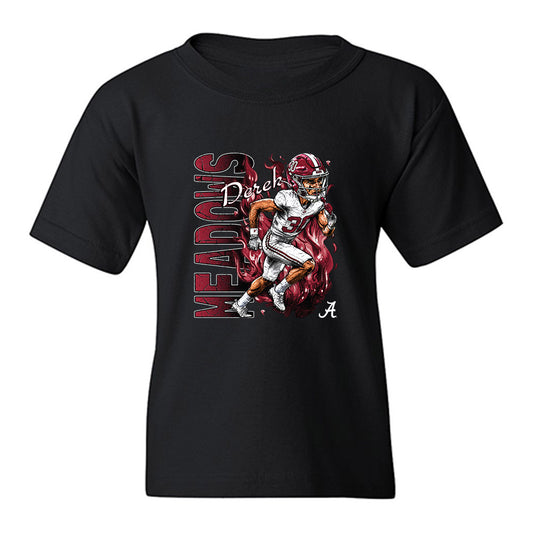 Alabama - NCAA Football : Derek Meadows - Caricature Youth T-Shirt-0