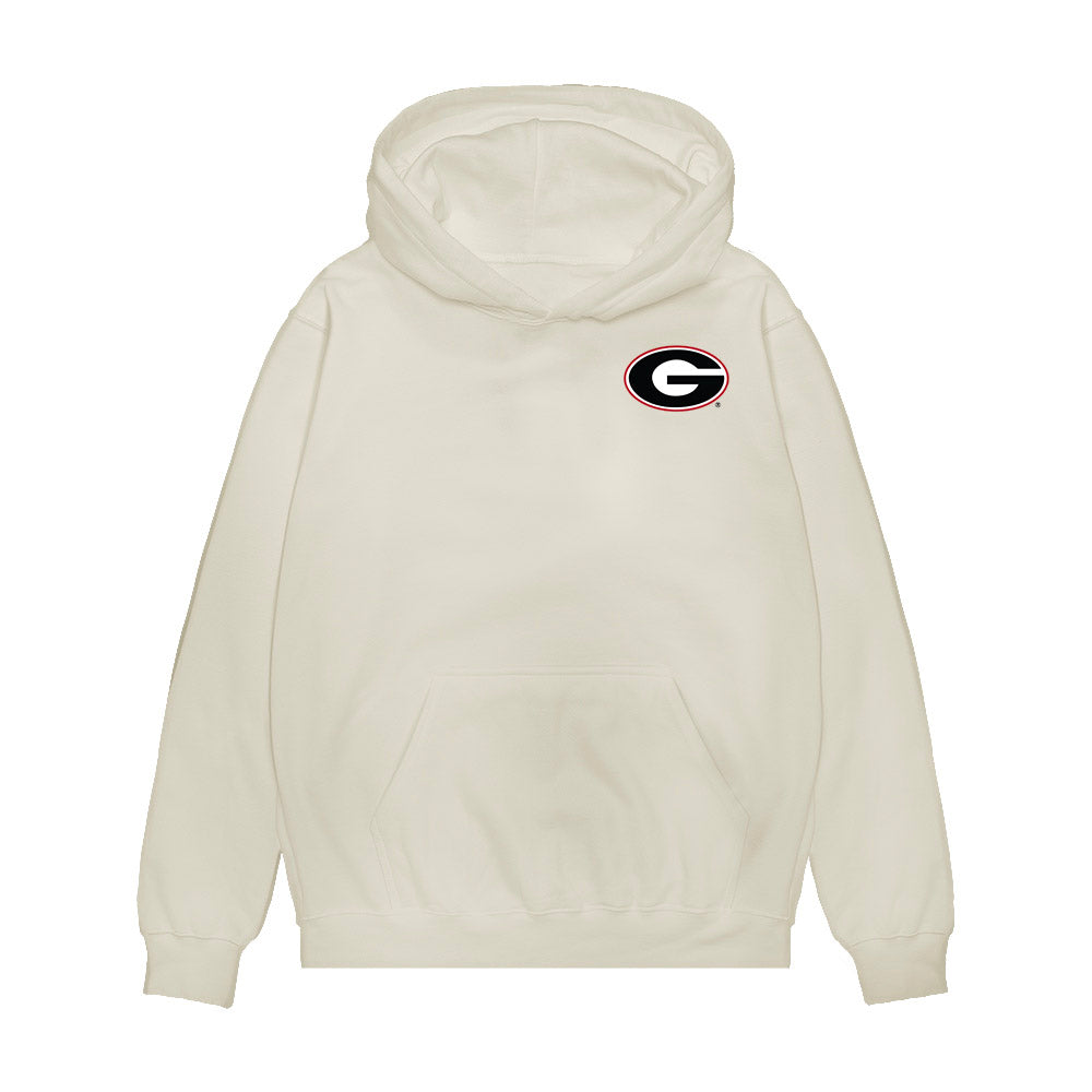 Georgia - NCAA Football : Gabe Harris Jr - Collage Premium Hooded Sweatshirt-0