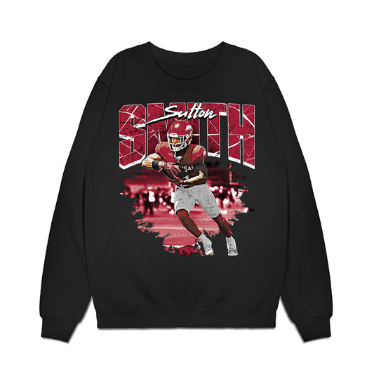 Arkansas - NCAA Football : Sutton Smith - Collage Premium Crewneck Sweatshirt-0