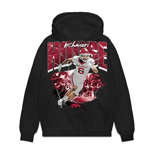 Arkansas - NCAA Football : Khmori House - Collage Premium Hooded Sweatshirt-0