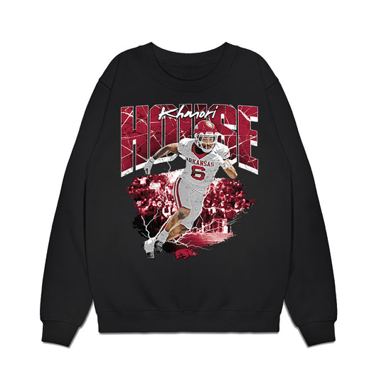Arkansas - NCAA Football : Khmori House - Collage Premium Crewneck Sweatshirt-0