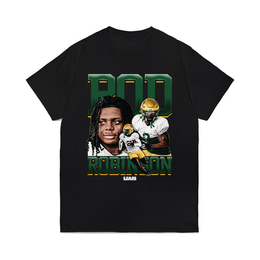 UAB - NCAA Football : Roderick Robinson - Collage Comfort Colors T-Shirt-0