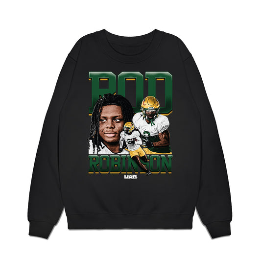 UAB - NCAA Football : Roderick Robinson - Collage Premium Crewneck Sweatshirt-0