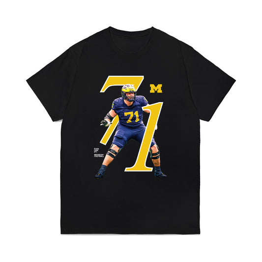 Michigan - NCAA Football : Evan Link - Breakthrough Comfort Colors T-Shirt-0