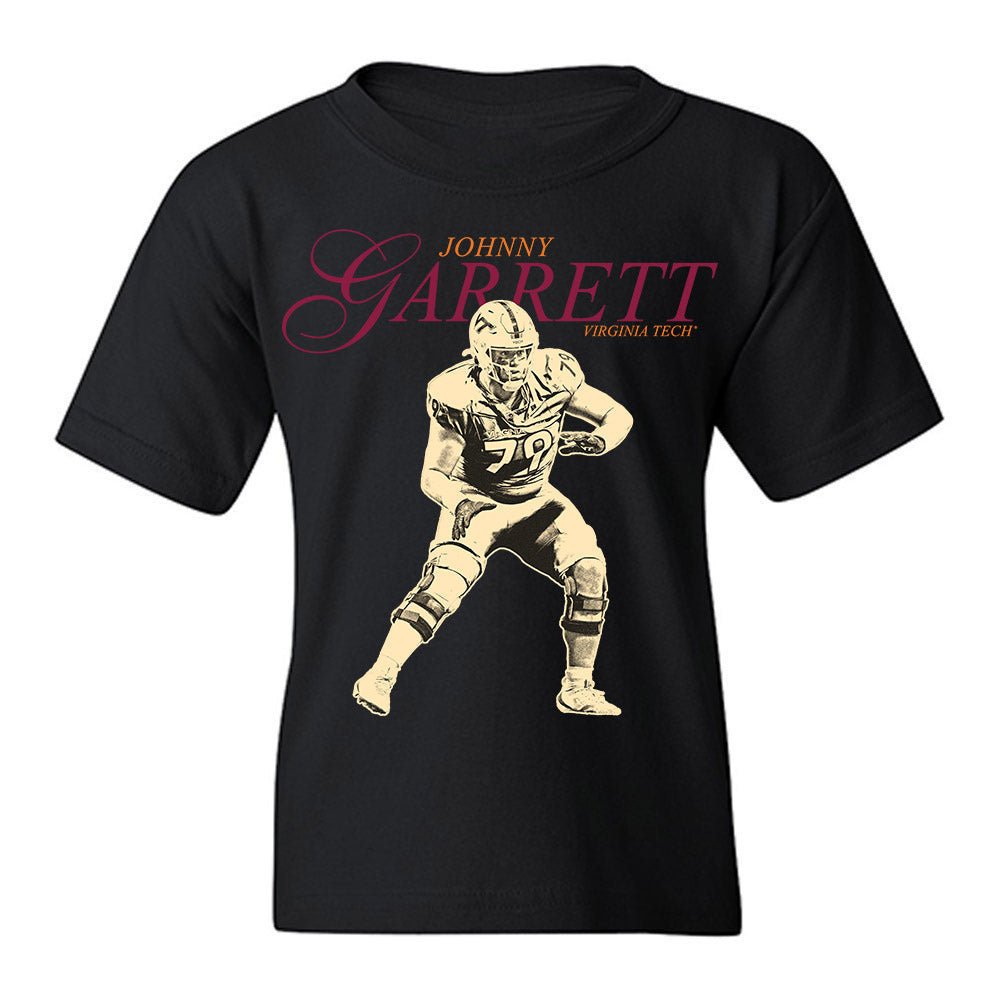 Virginia Tech - NCAA Football : Johnny Garrett - Graphic Youth T-Shirt-0