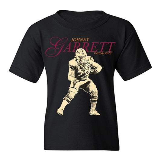 Virginia Tech - NCAA Football : Johnny Garrett - Graphic Youth T-Shirt-0