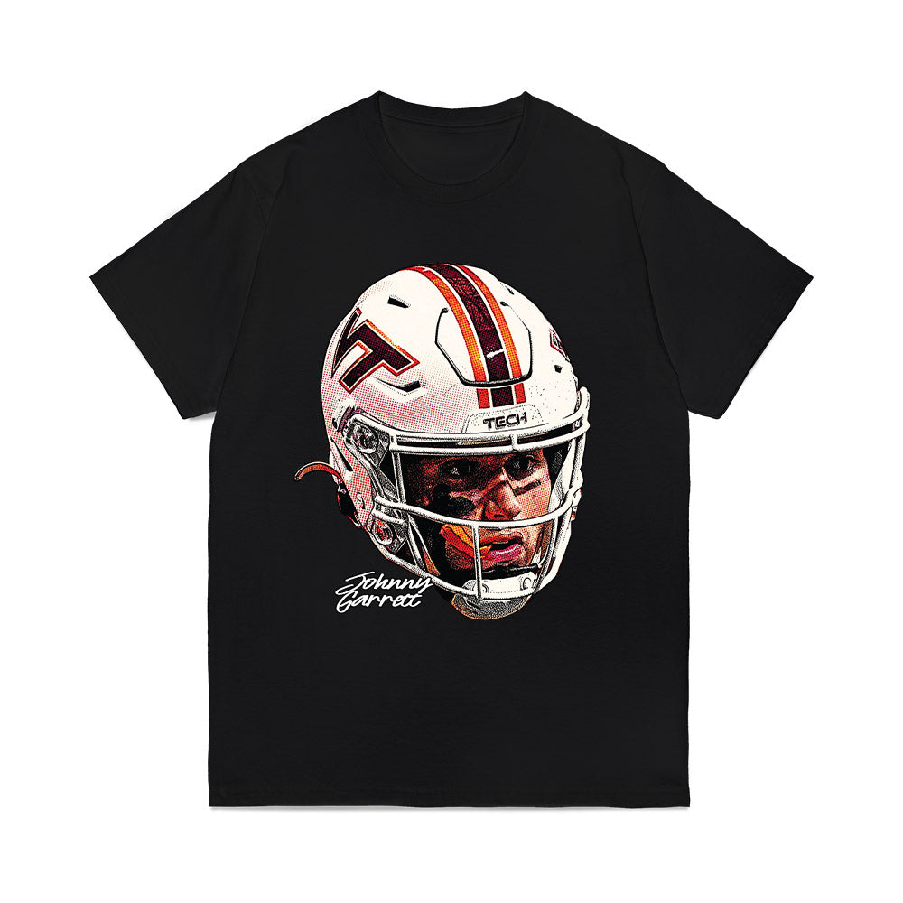 Virginia Tech - NCAA Football : Johnny Garrett - Graphic Comfort Colors T-Shirt-0