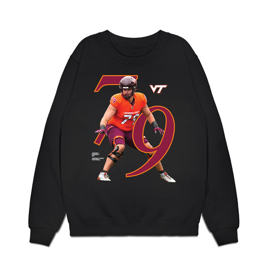 Virginia Tech - NCAA Football : Johnny Garrett - Breakthrough Premium Crewneck Sweatshirt-0