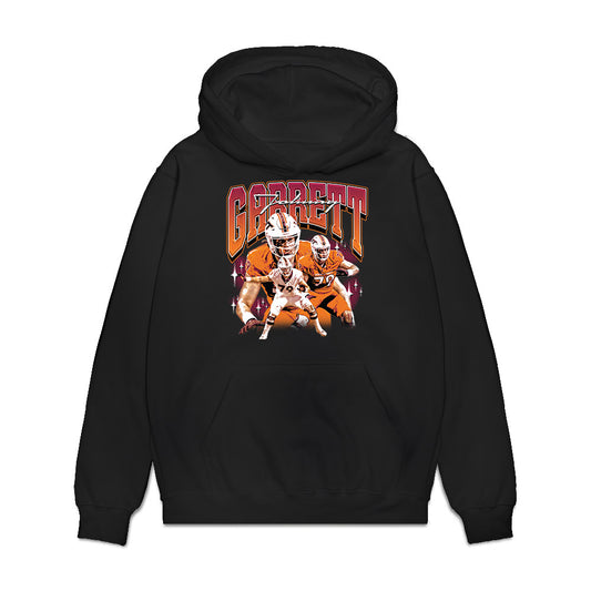 Virginia Tech - NCAA Football : Johnny Garrett - Collage Premium Hooded Sweatshirt-0