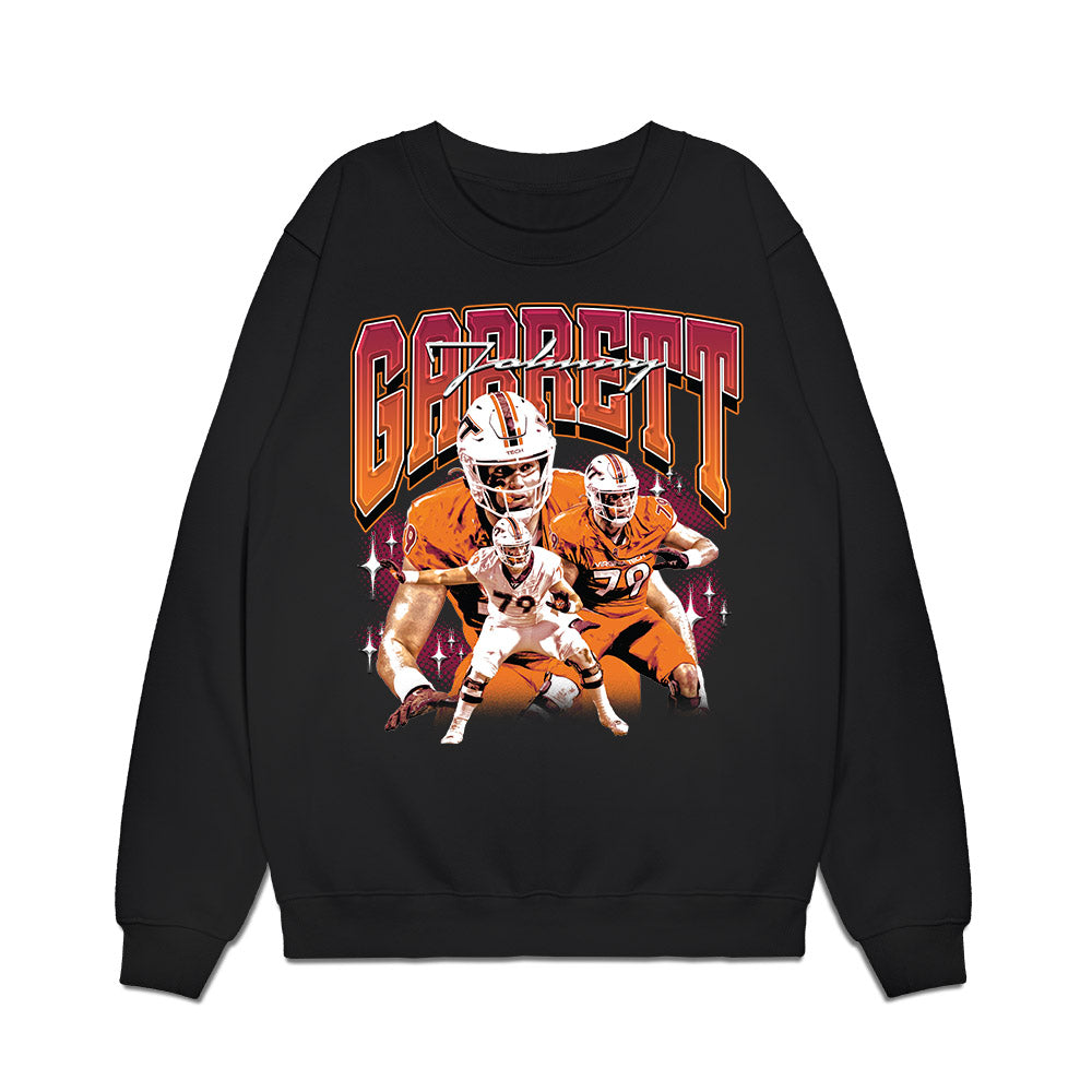 Virginia Tech - NCAA Football : Johnny Garrett - Collage Premium Crewneck Sweatshirt-0