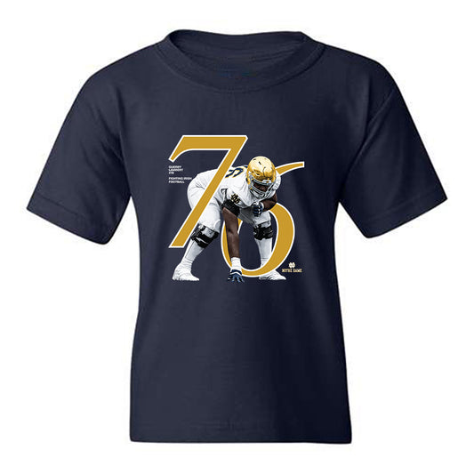 Notre Dame - NCAA Football : Guerby Lambert - Breakthrough Youth T-Shirt-0