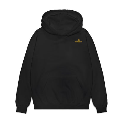Notre Dame - NCAA Football : Guerby Lambert - Caricature Premium Hooded Sweatshirt-0