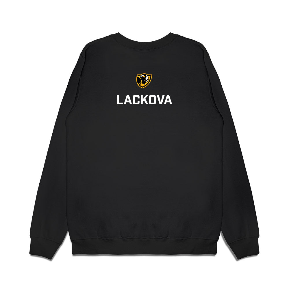 VCU - NCAA Women's Tennis : Viktoria Lackova - A10 Champions Premium Crewneck Sweatshirt-1
