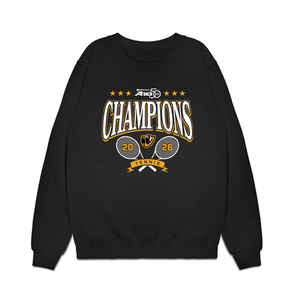 VCU - NCAA Women's Tennis : Andrea Magallanes - A10 Champions Premium Crewneck Sweatshirt-0