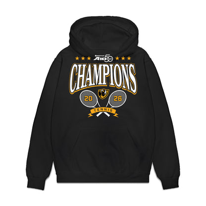VCU - NCAA Women's Tennis : Andrea Magallanes - A10 Champions Premium Hooded Sweatshirt-0