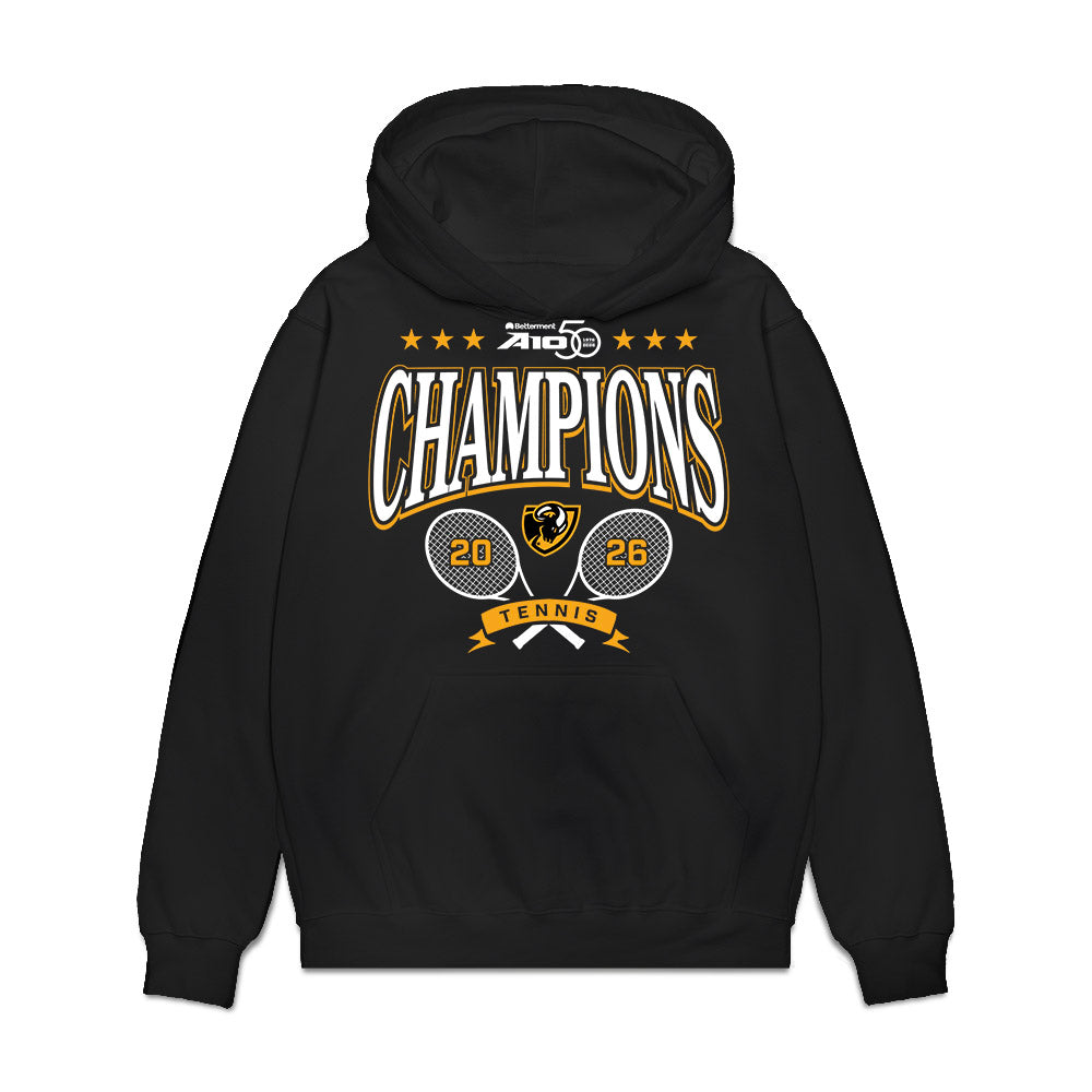 VCU - NCAA Women's Tennis : Viktoria Lackova - A10 Champions Premium Hooded Sweatshirt-0