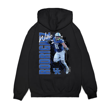 Kentucky - NCAA Football : Willie Rodriguez - Collage Premium Hooded Sweatshirt-1