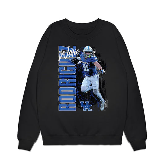 Kentucky - NCAA Football : Willie Rodriguez - Collage Premium Crewneck Sweatshirt-0