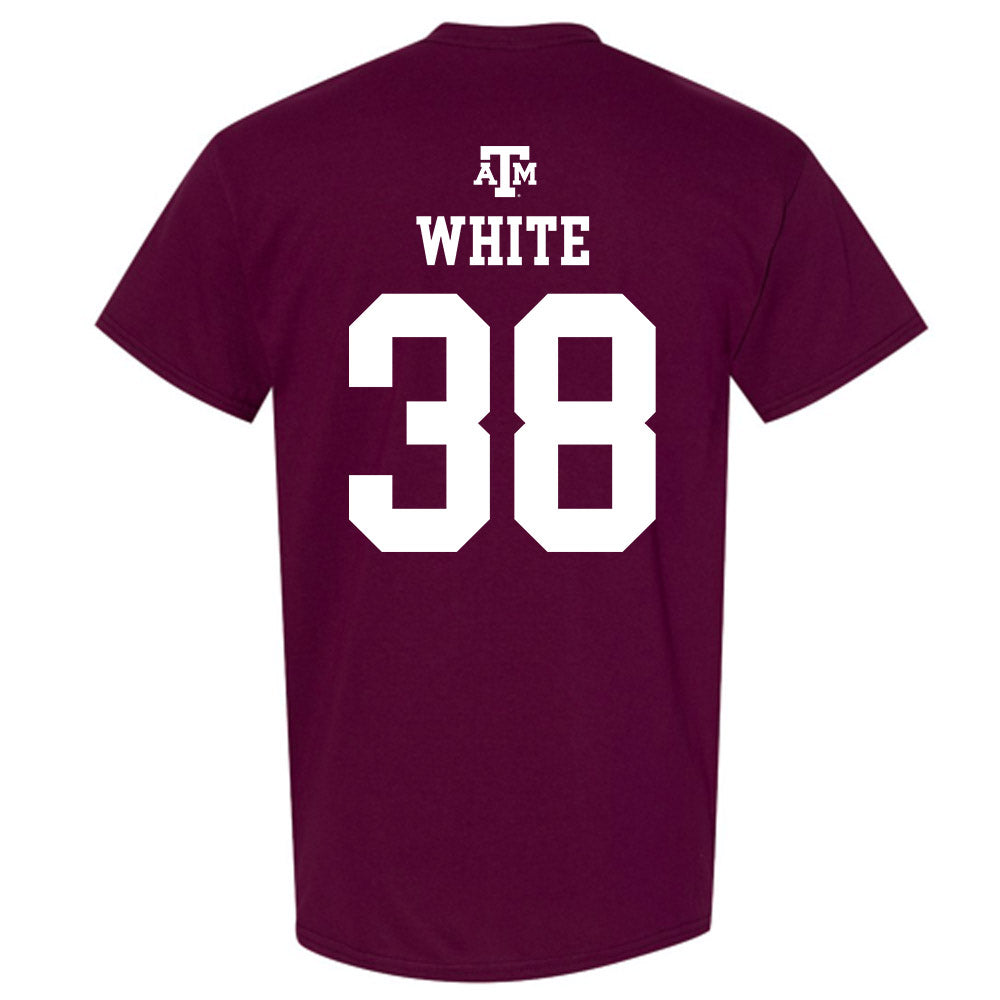 Texas A&M - NCAA Football : Jared White - Maroon Out 2026 T-Shirt-1