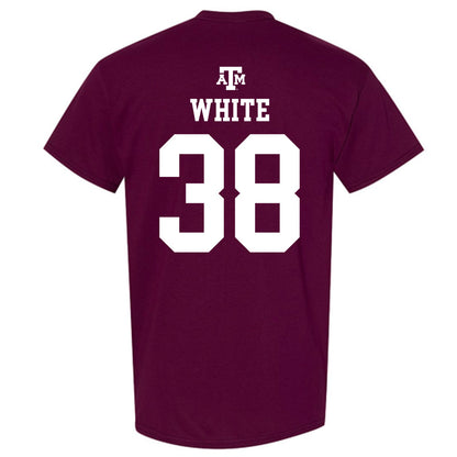 Texas A&M - NCAA Football : Jared White - Maroon Out 2026 T-Shirt-1