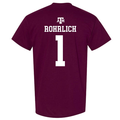 Texas A&M - NCAA Softball : Reagan Rohrlich - Maroon Out 2026 T-Shirt-1