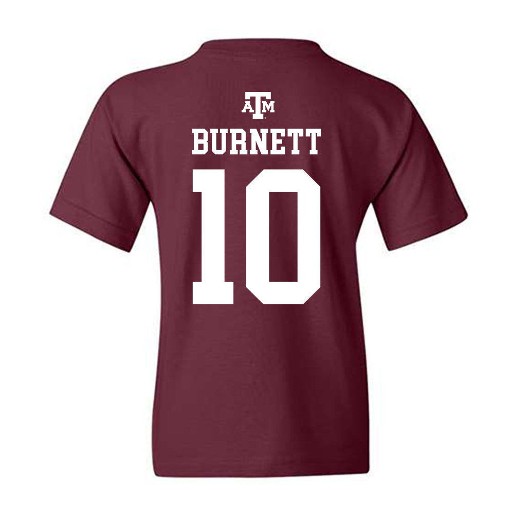 Texas A&M - NCAA Softball : Darby Burnett - Maroon Out 2026 Youth T-Shirt-1