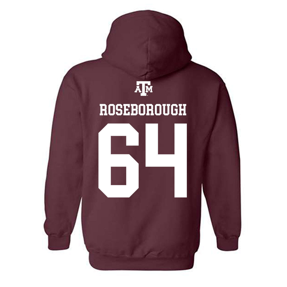Texas A&M - NCAA Football : Samuel Roseborough - Maroon Out 2026 Hooded Sweatshirt-1