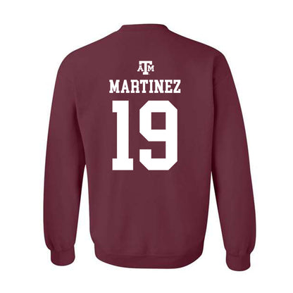 Texas A&M - NCAA Men's Basketball : Eemil Martinez - Maroon Out 2026 Crewneck Sweatshirt-1