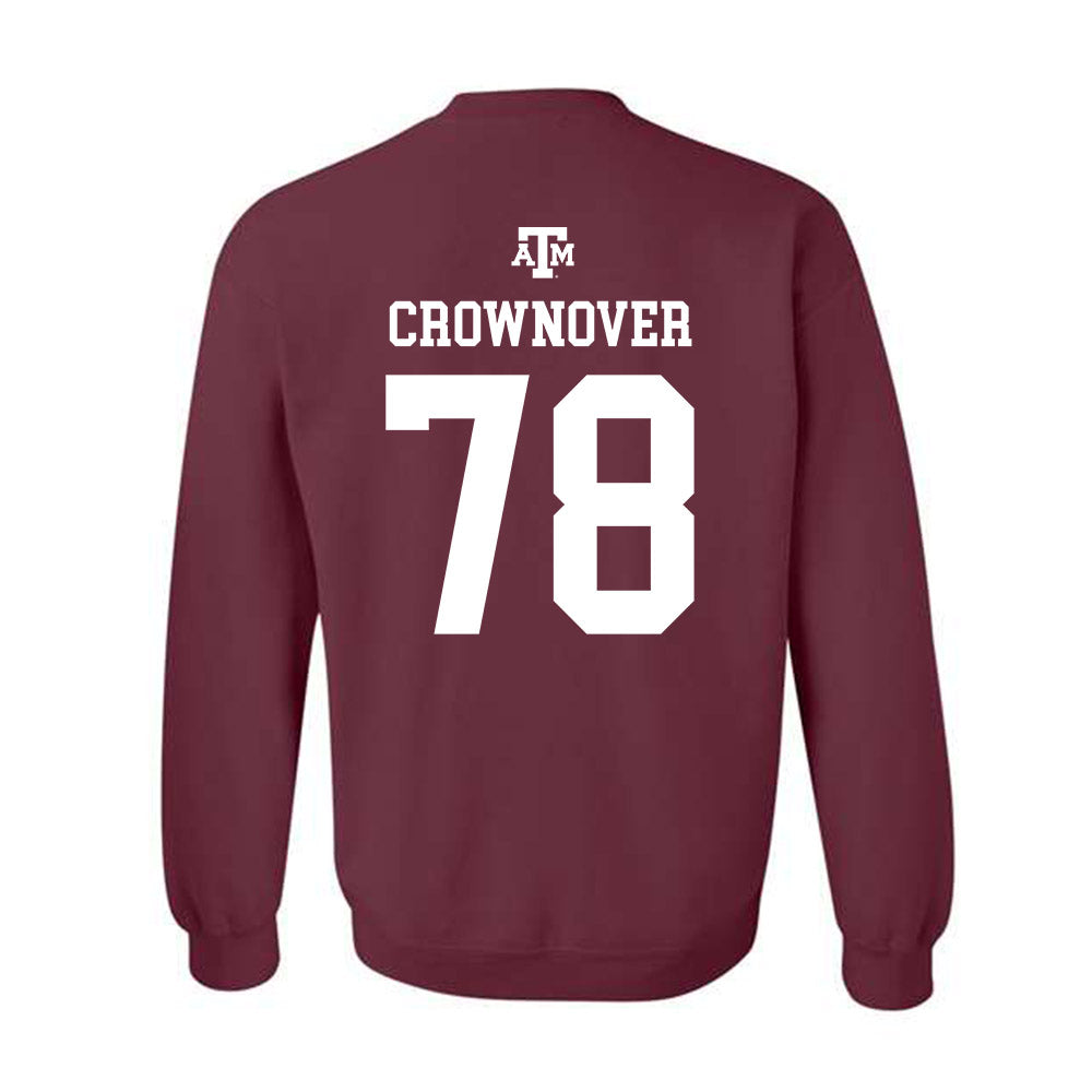 Texas A&M - NCAA Football : Dametrious Crownover - Maroon Out 2026 Crewneck Sweatshirt-1