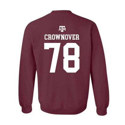 Texas A&M - NCAA Football : Dametrious Crownover - Maroon Out 2026 Crewneck Sweatshirt-1