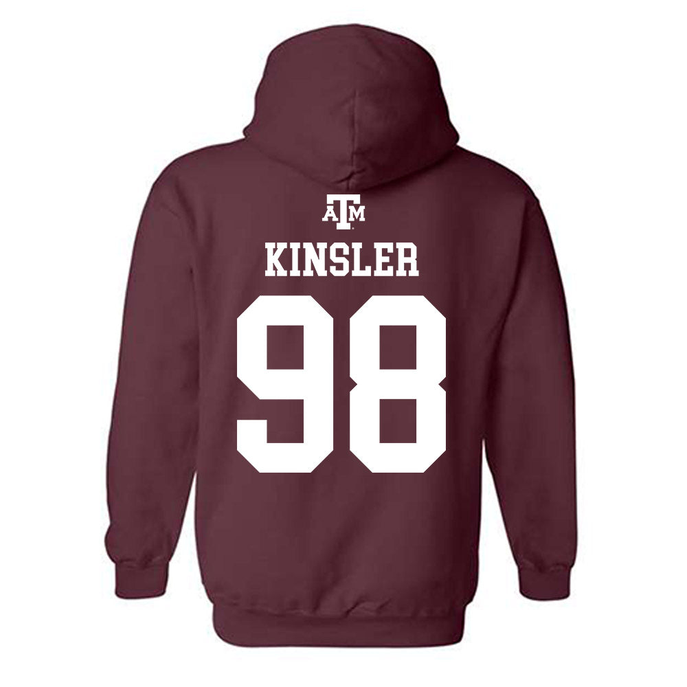 Texas A&M - NCAA Football : Jermaine Kinsler - Maroon Out 2026 Hooded Sweatshirt-1