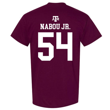 Texas A&M - NCAA Football : Mark Nabou Jr. - Maroon Out 2026 T-Shirt-1