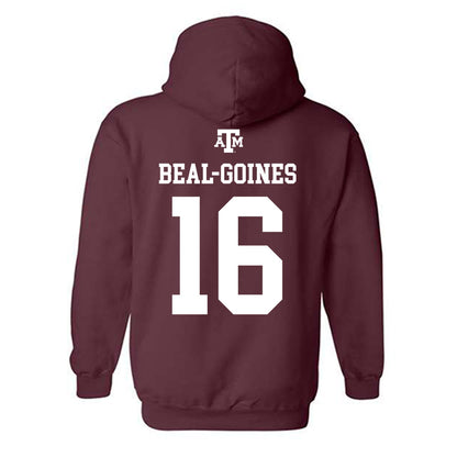 Texas A&M - NCAA Football : Jamar Beal-Goines - Maroon Out 2026 Hooded Sweatshirt-1