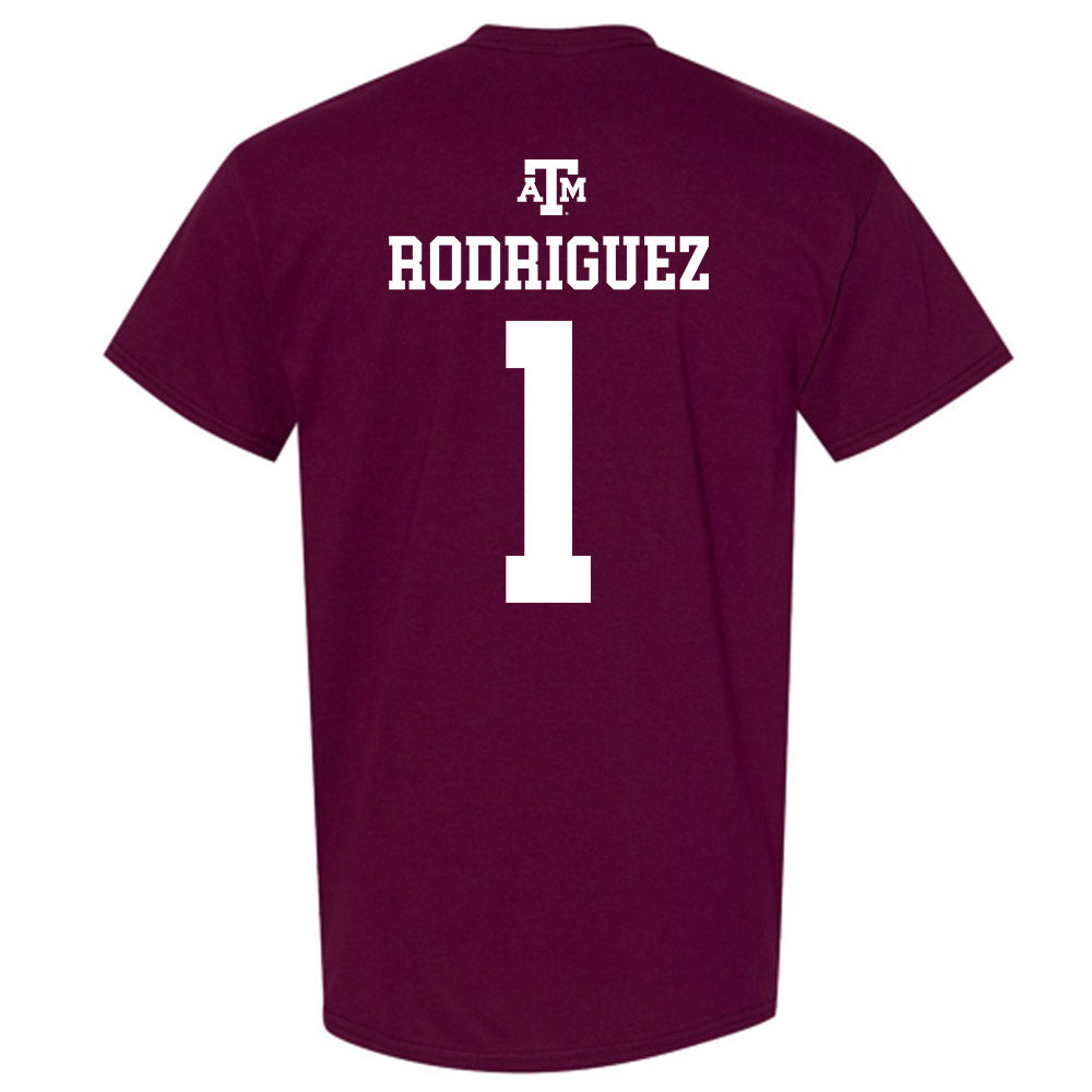 Texas A&M - NCAA Women's Volleyball : Gabi Rodriguez - Maroon Out 2026 T-Shirt-1