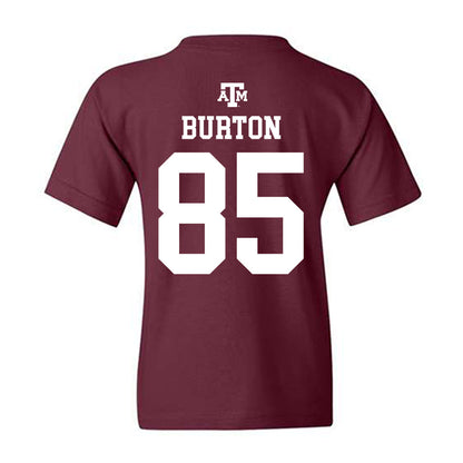 Texas A&M - NCAA Football : Chase Burton - Maroon Out 2026 Youth T-Shirt-1
