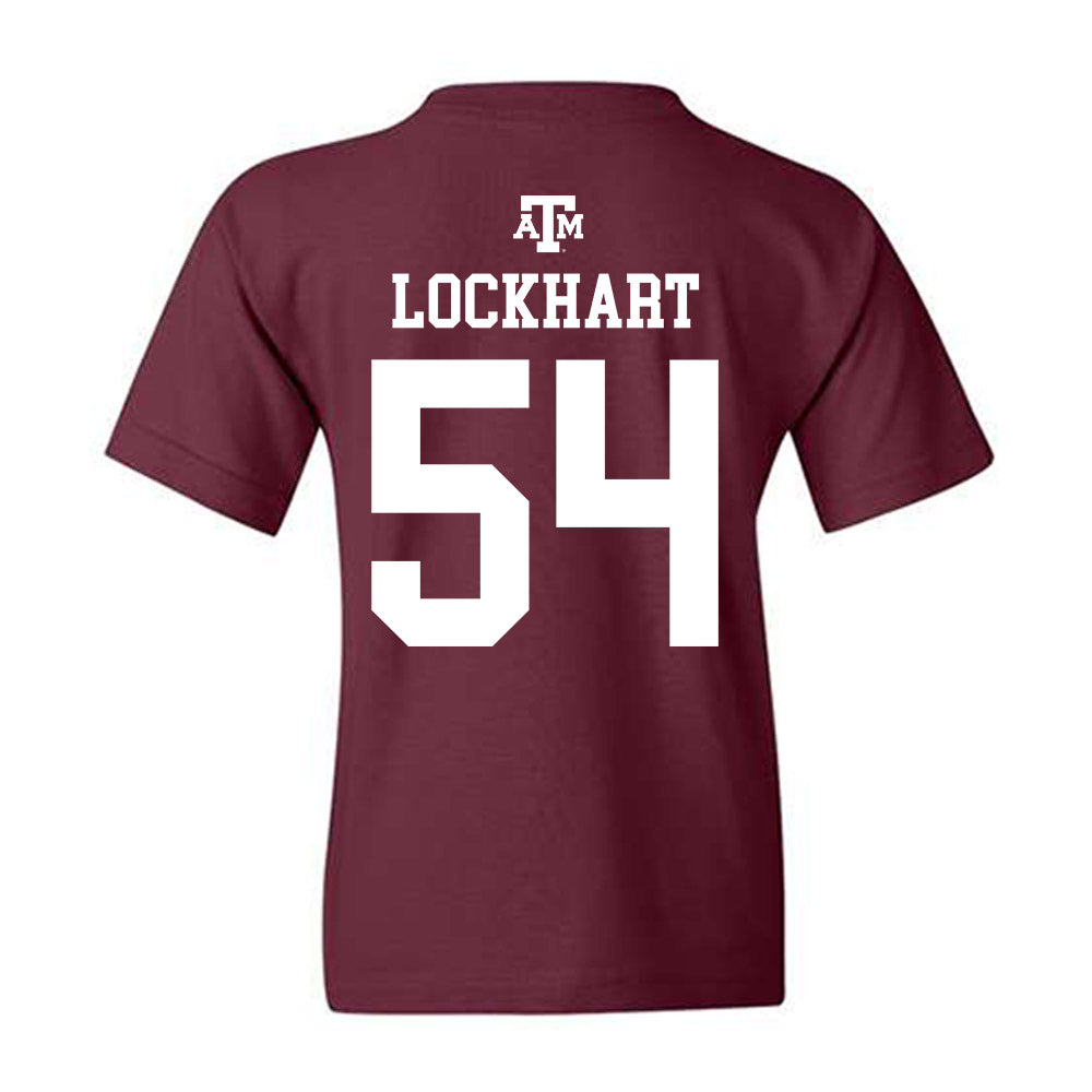 Texas A&M - NCAA Football : Jordan Lockhart - Maroon Out 2026 Youth T-Shirt-1